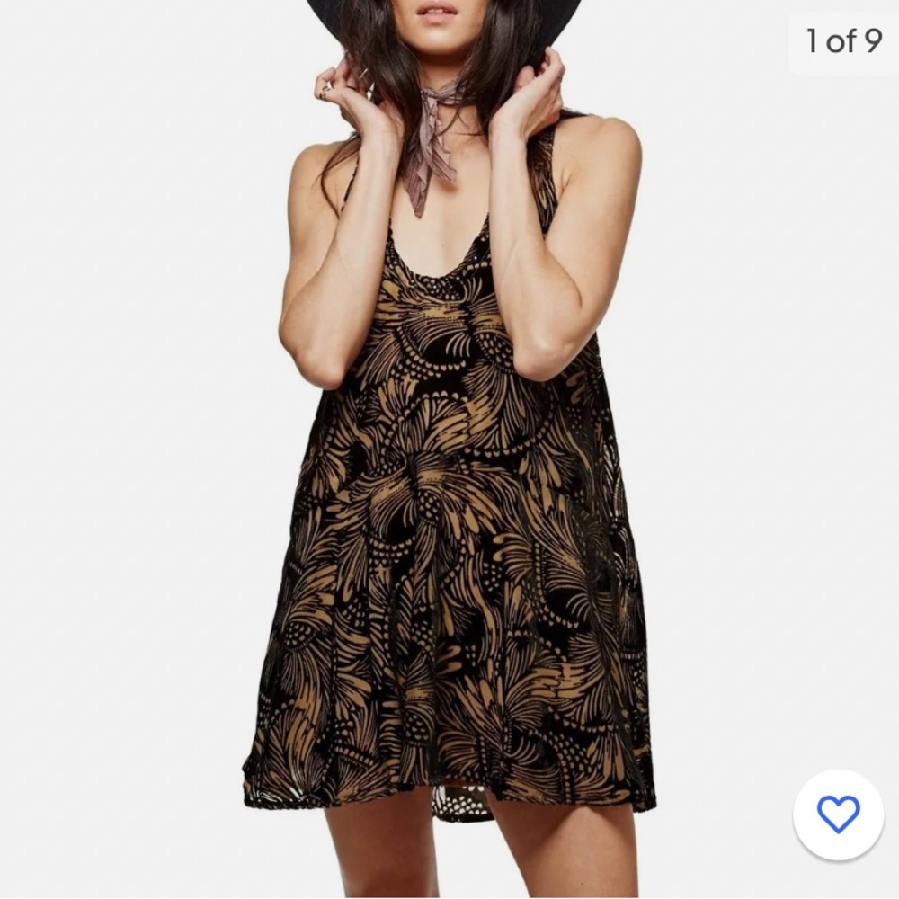 Ellie burnout mini dress. Free people. Great condition.